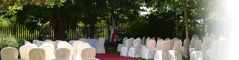 In giardino dell'ippocastano dell Tenuta Sant'Anna